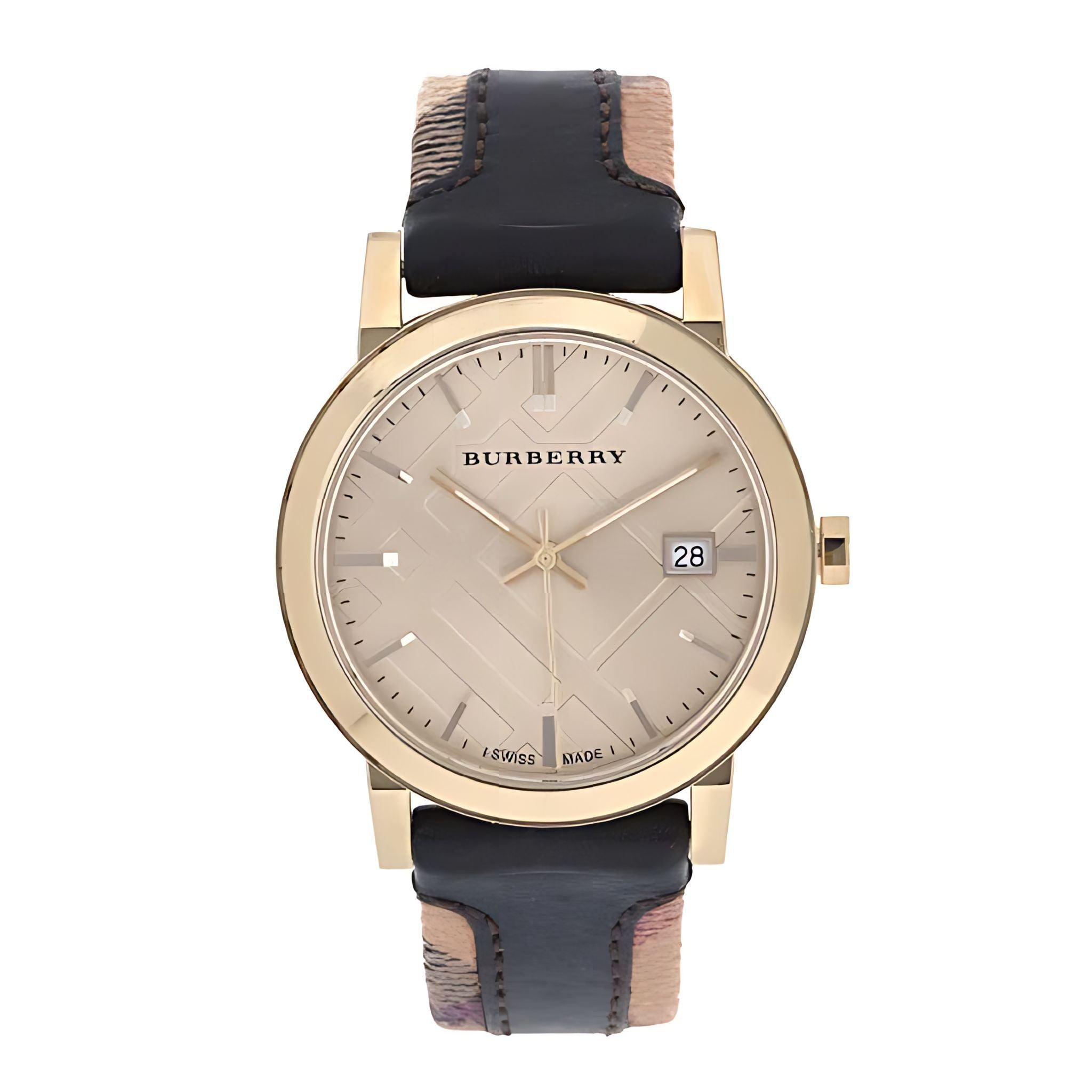 Burberry The City Damenuhr gold braun