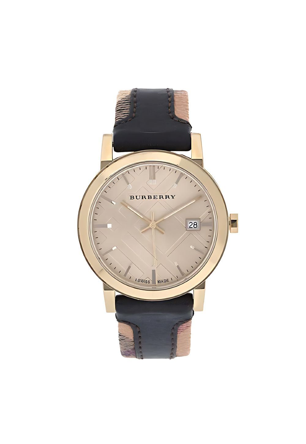 Burberry The City Damenuhr gold schwarz