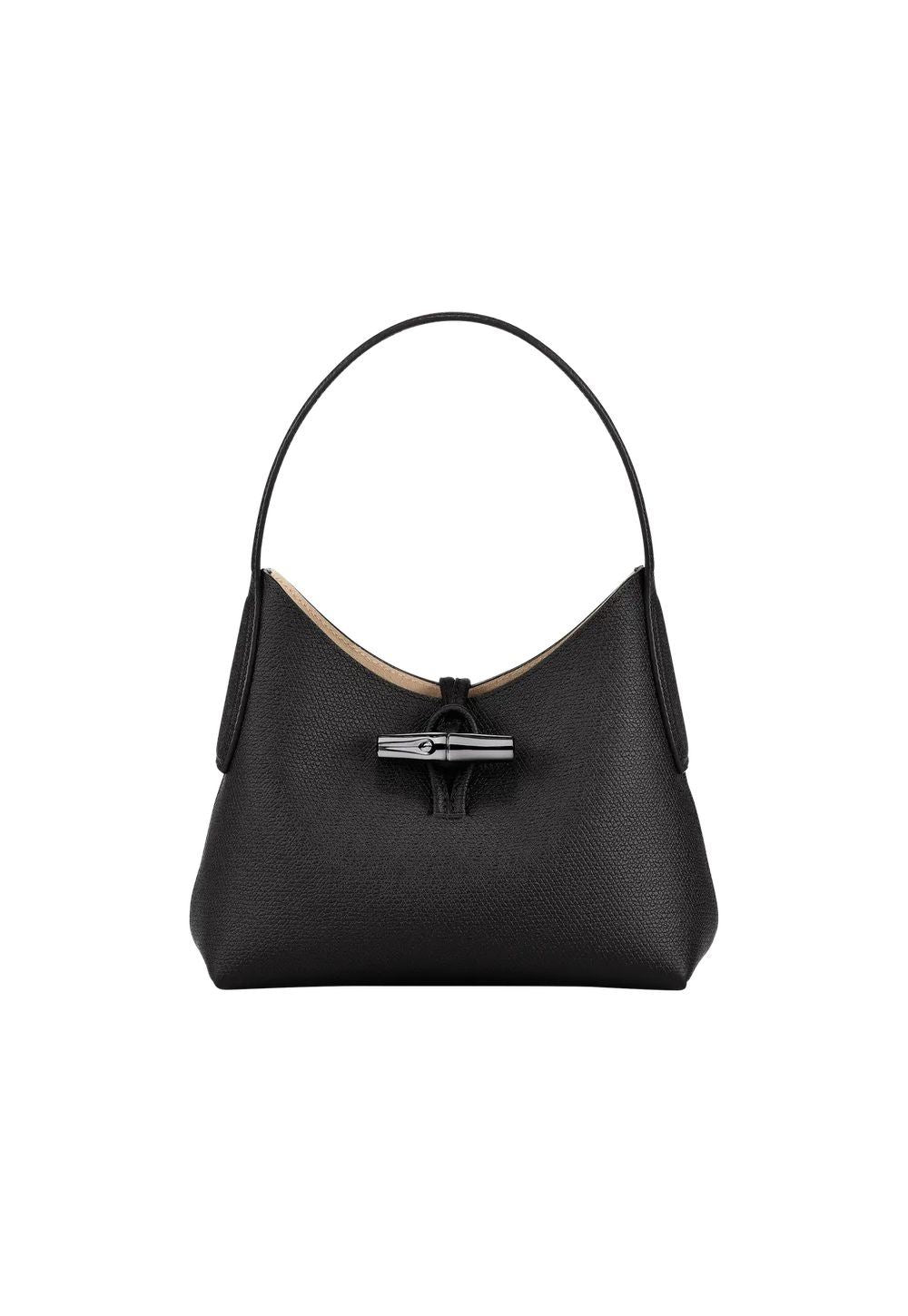 Longchamp Le Roseau S Hobo Schwarz