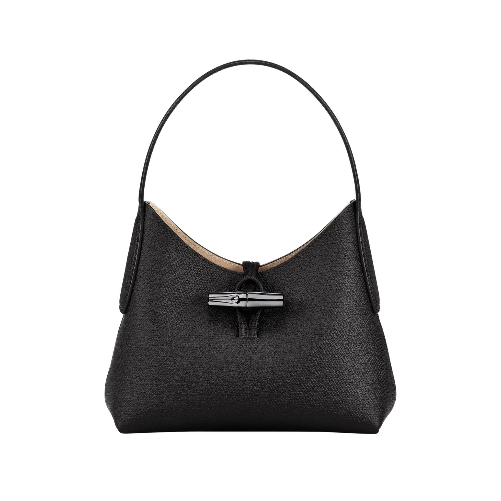 Longchamp Le Roseau S Hobo Schwarz