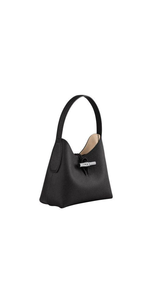 Longchamp Le Roseau S Hobo Schwarz