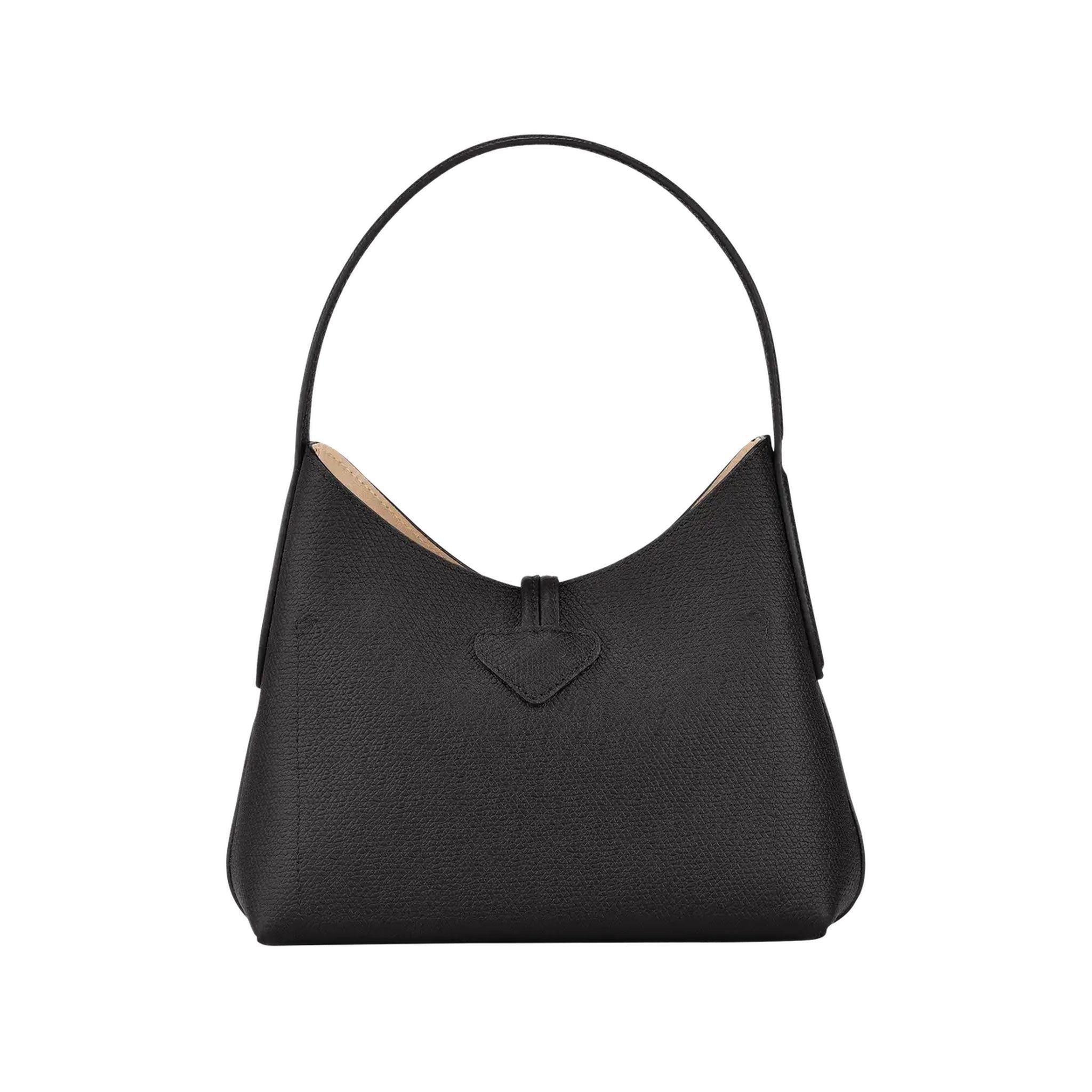 Longchamp Le Roseau S Hobo Schwarz
