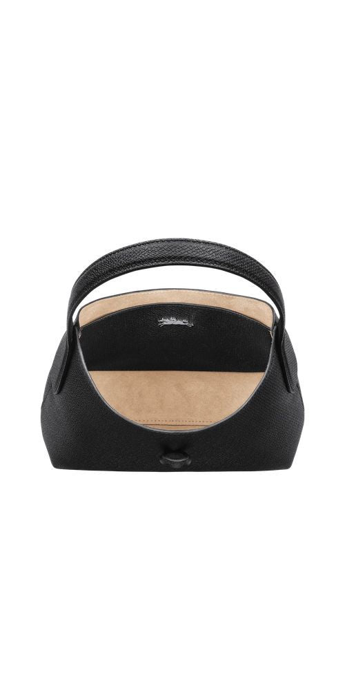 Longchamp Le Roseau S Hobo Schwarz