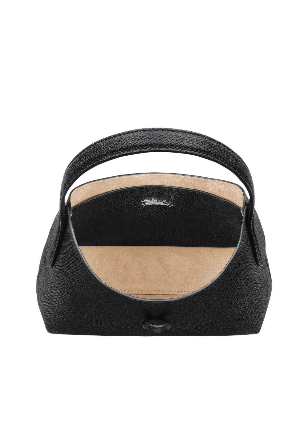 Longchamp Le Roseau S Hobo Schwarz
