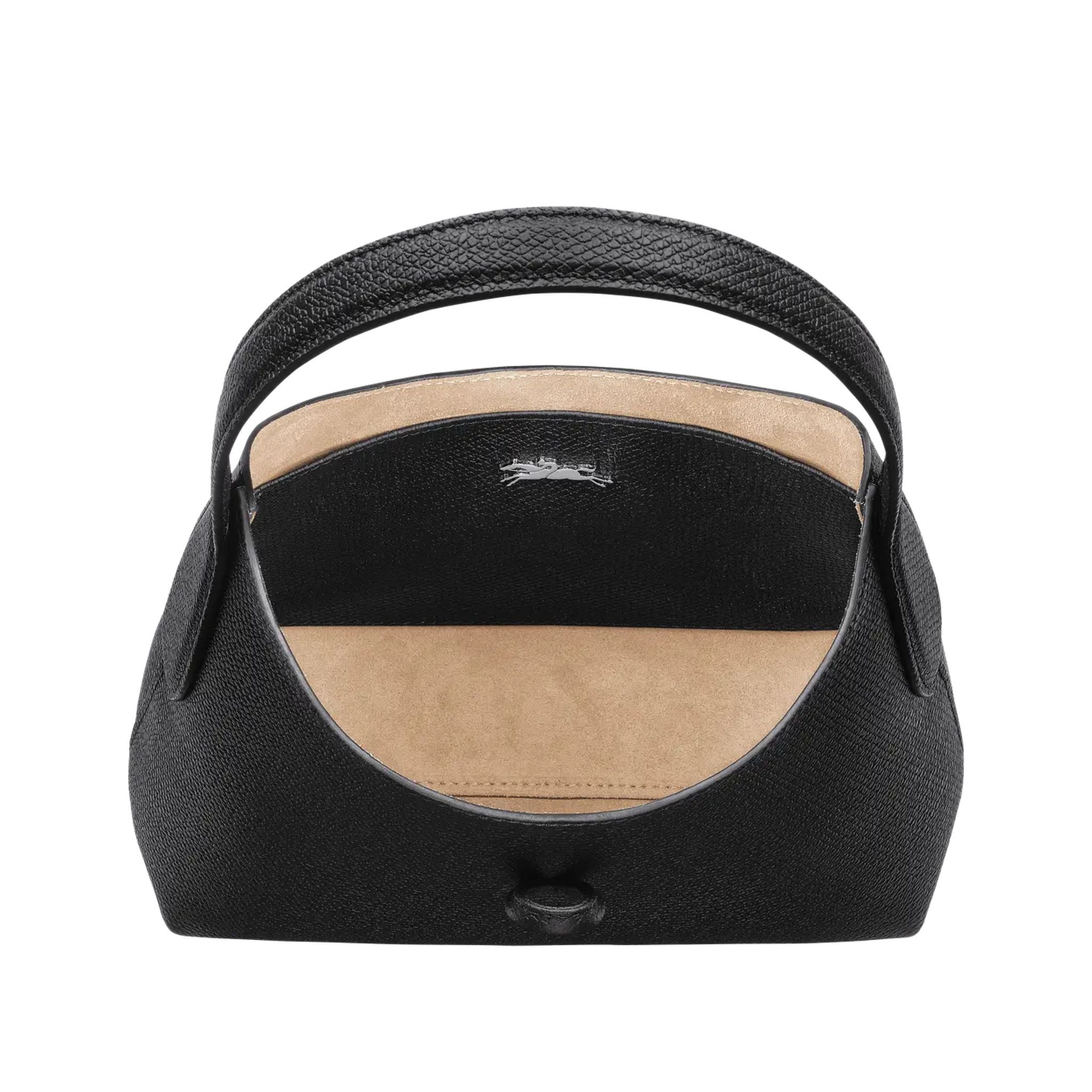 Longchamp Le Roseau S Hobo Schwarz