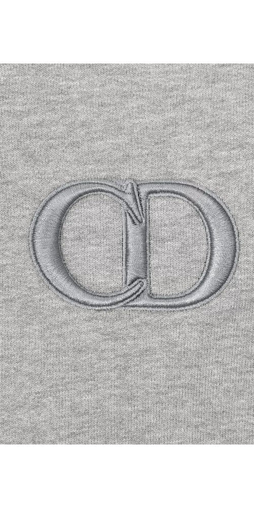 Dior CD Icon Hooded Sweatshirt Grau Herren