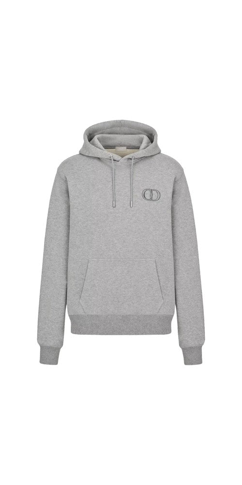 Dior CD Icon Hooded Sweatshirt Grau Herren