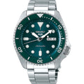 Seiko 5 Sports  Armbanduhr Silber Grün SRPD61K1