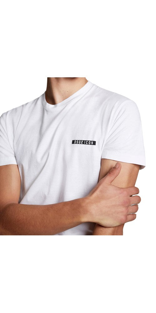 Dsquared2 T-Shirt Baumwolle Weiß Herren