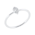 Solitaire Ring 1FW80 aus 18kt weißgold mit Diamant 0,24 ct