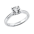 Solitärring 1H988 aus 14 Karat Weißgold mit Diamant im Brillantschliff 1,00ct