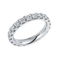 Solitärring 1O239 aus 18 Karat Weißgold mit 20 Diamanten 2,39ct
