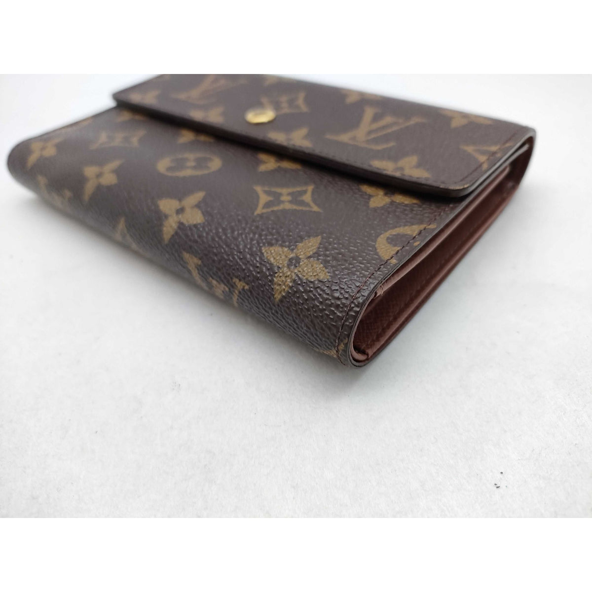 Louis Vuitton Mat Porte Tresor International Wallet Monogram Vernis Braun