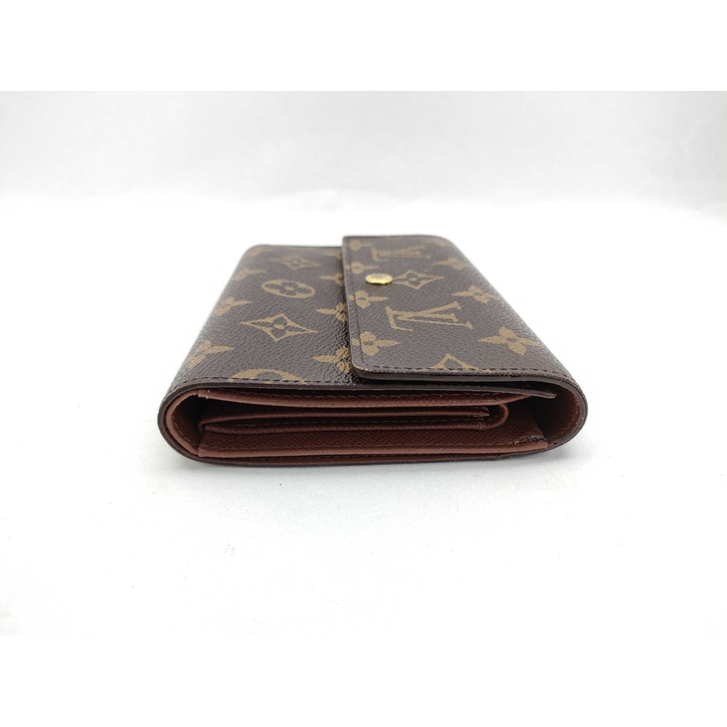 Louis Vuitton Mat Porte Tresor International Wallet Monogram Vernis Braun