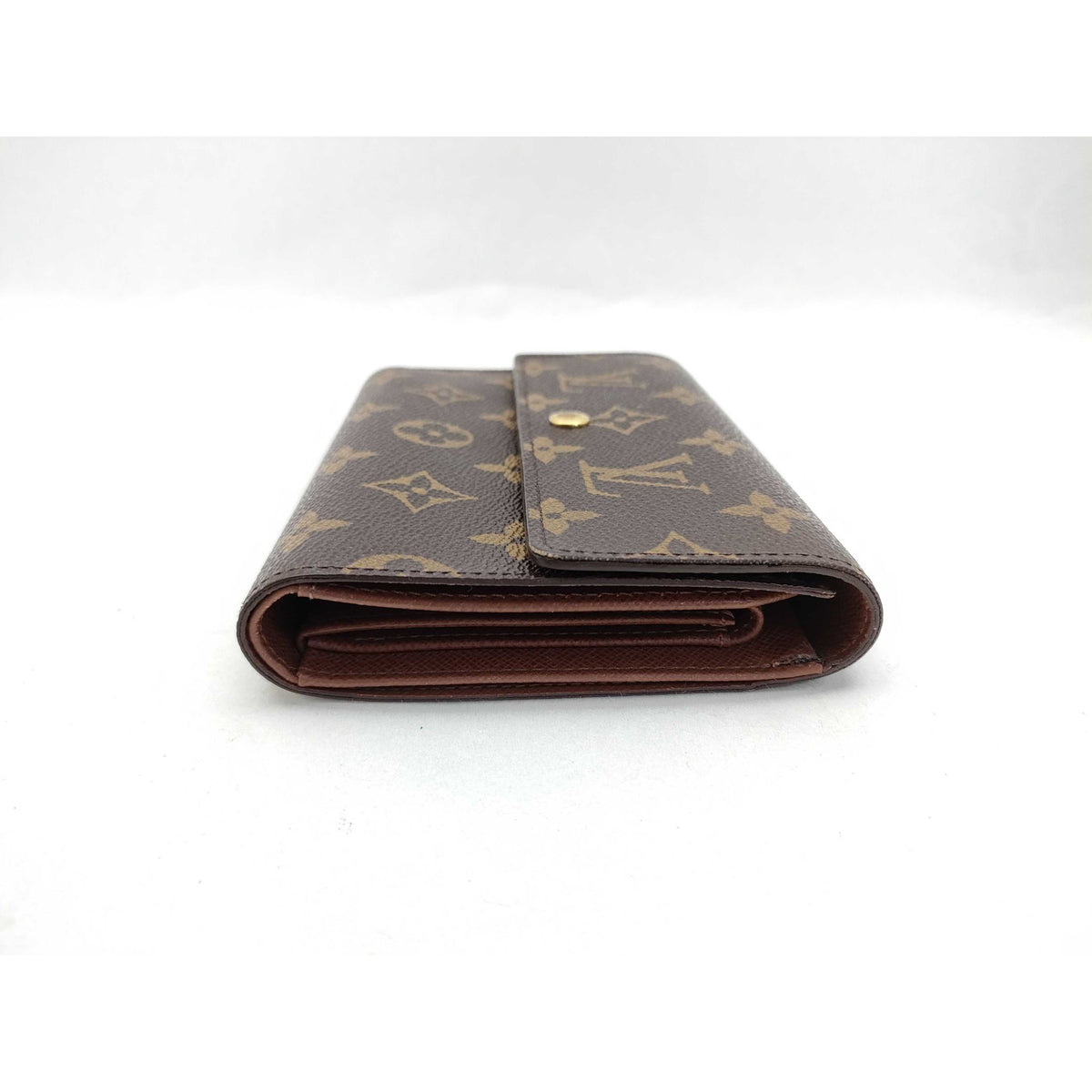 Louis Vuitton Mat Porte Tresor International Wallet Monogram Vernis Braun