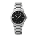 Burberry The City Damenuhr silber schwarz