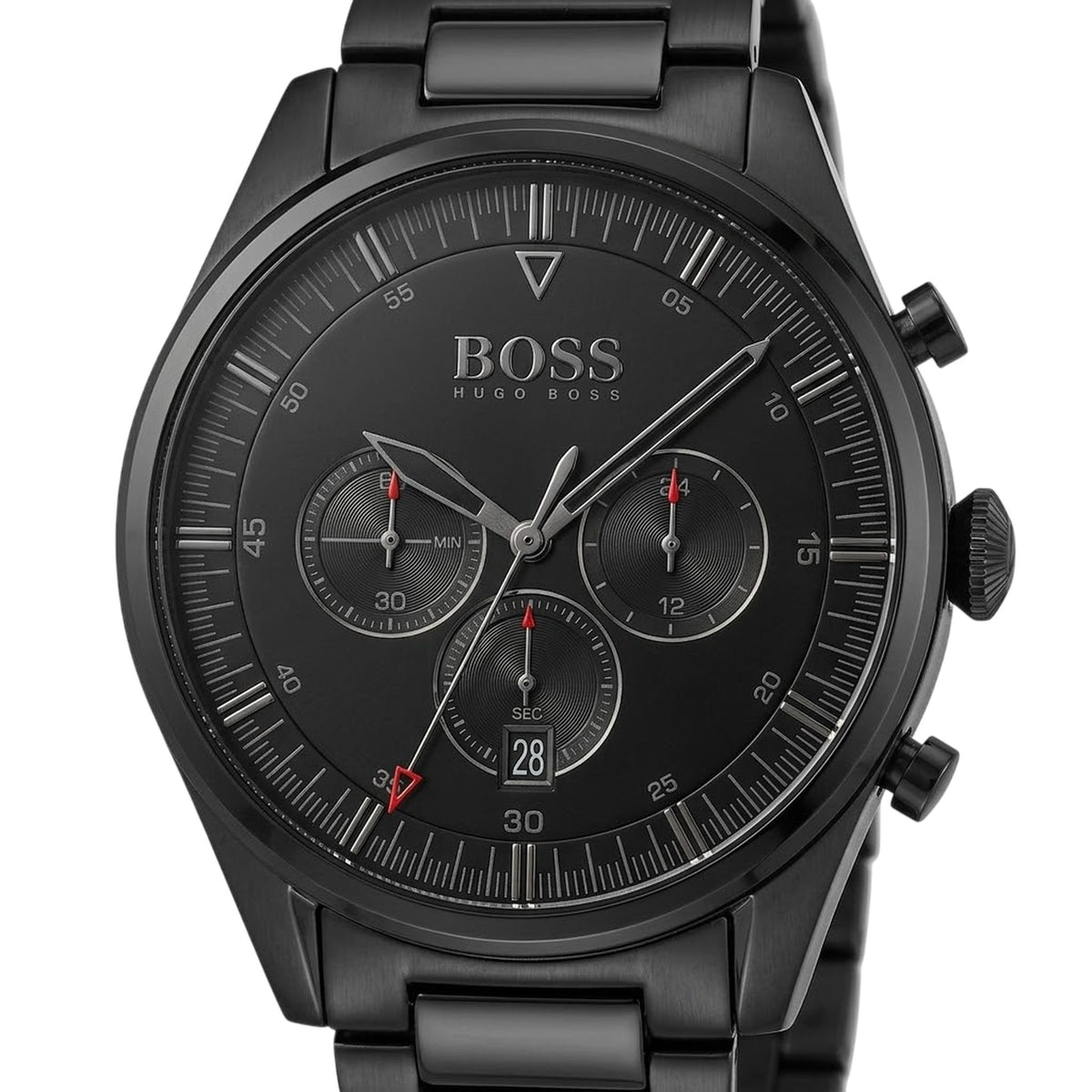 Boss Pioneer Herren Chronograph Schwarz Edelstahl HB1513714