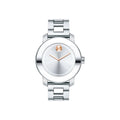 Movado Bold Damenuhr silber Edelstahl