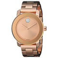 Movado Bold Damenuhr roségold Edelstahl stilvolle Designer Uhr