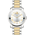 Movado Bold Damenuhr silber gold Edelstahl elegante Designer Uhr