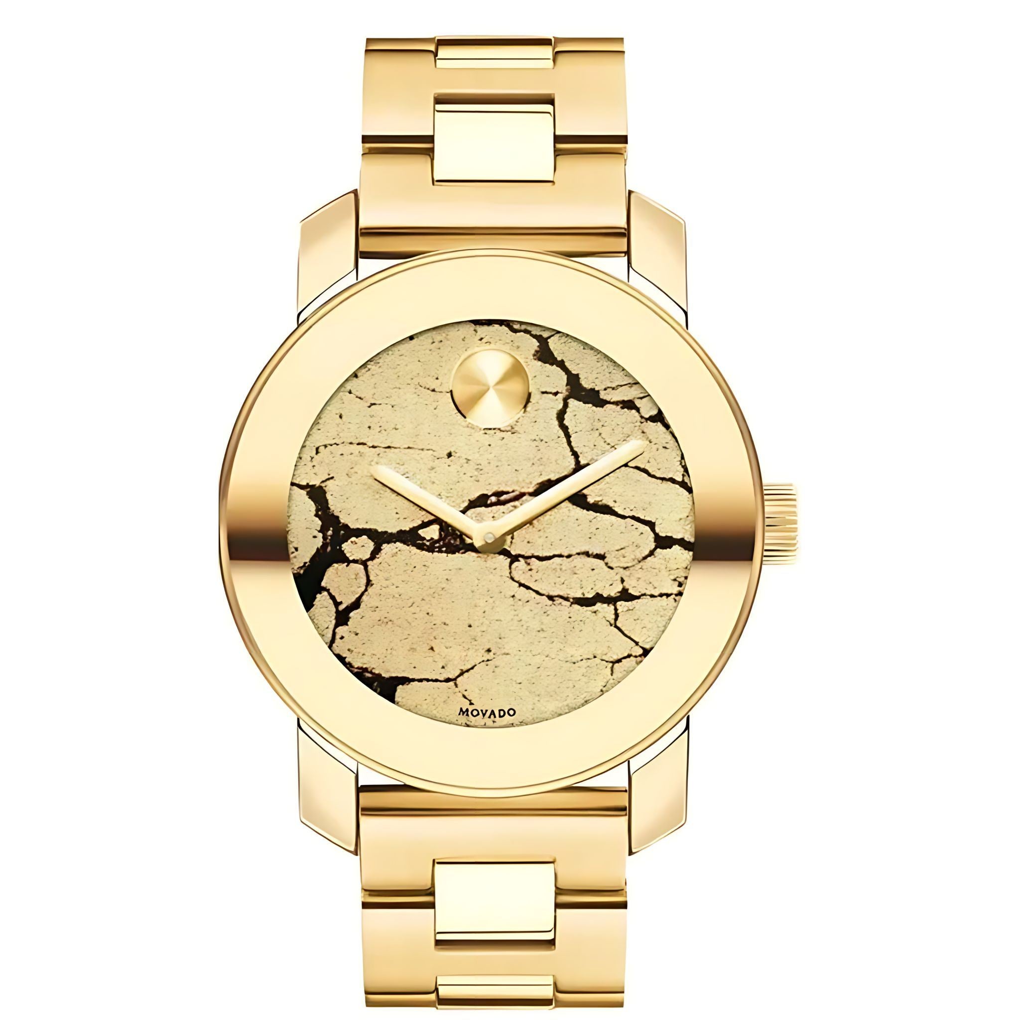 Movado Bold Damenuhr gold Edelstahl elegante Designer Uhr