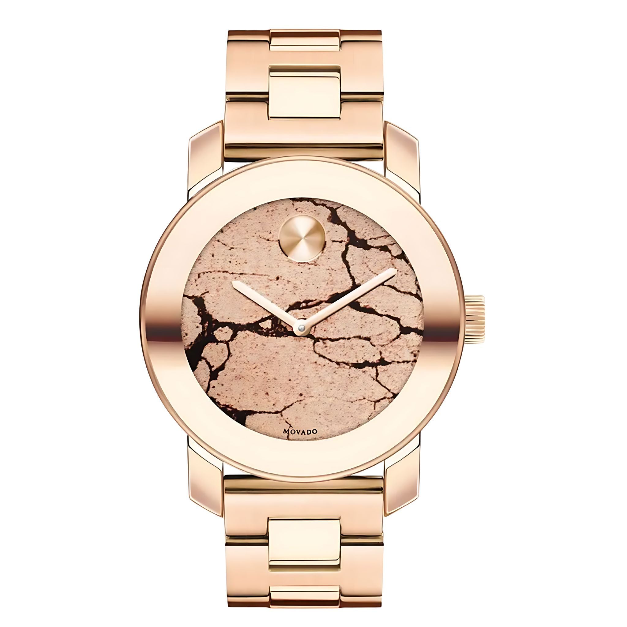 Movado Bold Damenuhr roségold Edelstahl elegante Designer Uhr