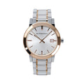 Burberry The City Unisex Armbanduhr silber gold