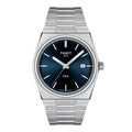 Tissot PRX 40mm Herrenuhr silber blau Edelstahl