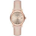 Burberry The City Damenuhr roségold Lederarmband
