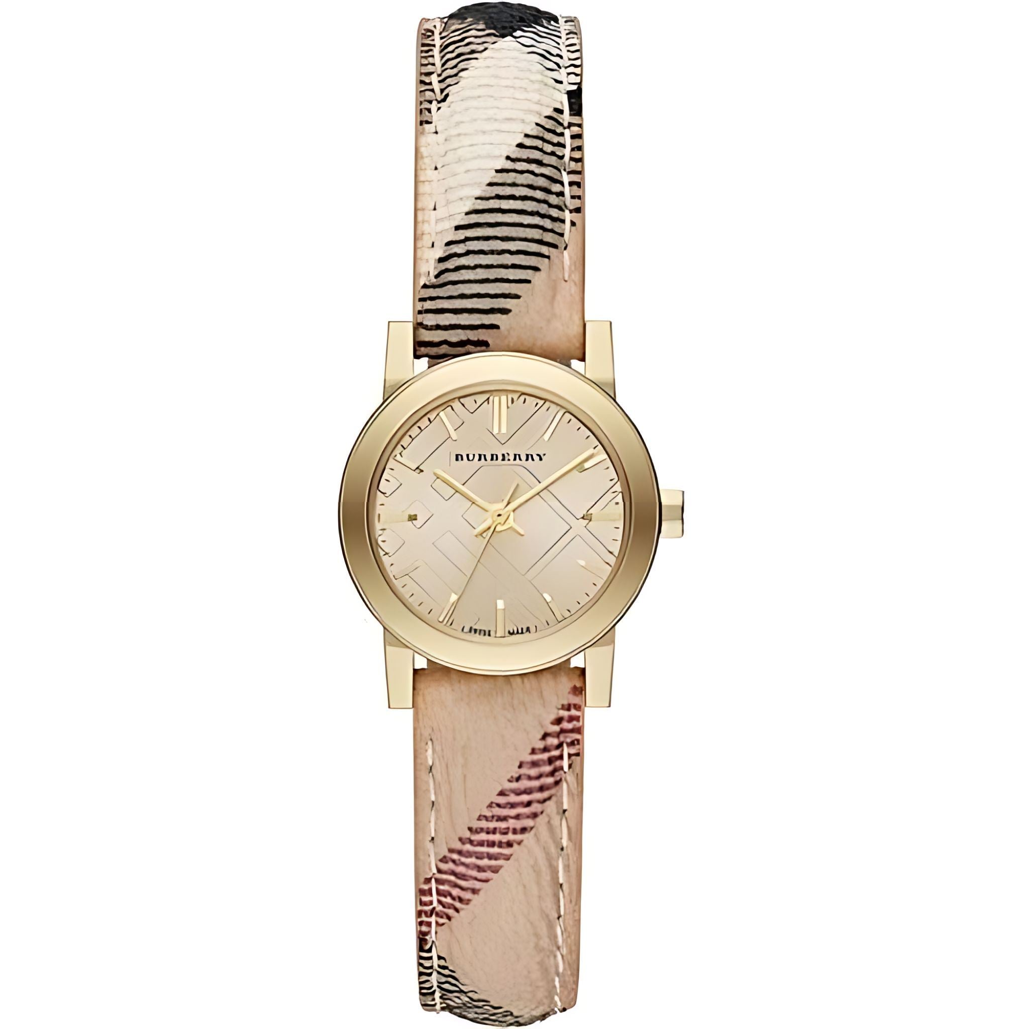 Burberry The City Damenuhr gold braun