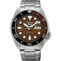 Seiko 5 Sports Herrenuhr silber braun SRPJ47K1