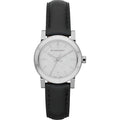 Burberry The City Damenuhr silber schwarz