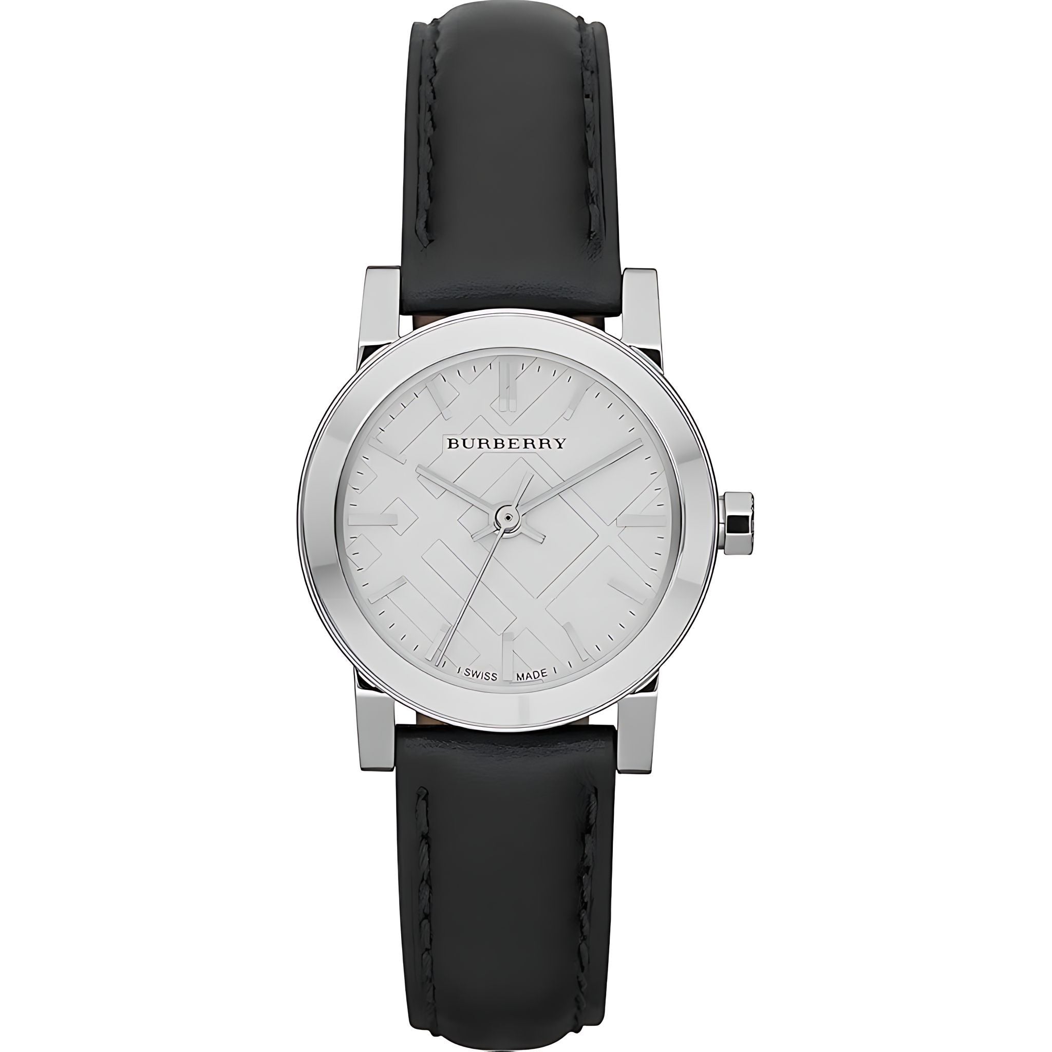 Burberry The City Damenuhr silber schwarz