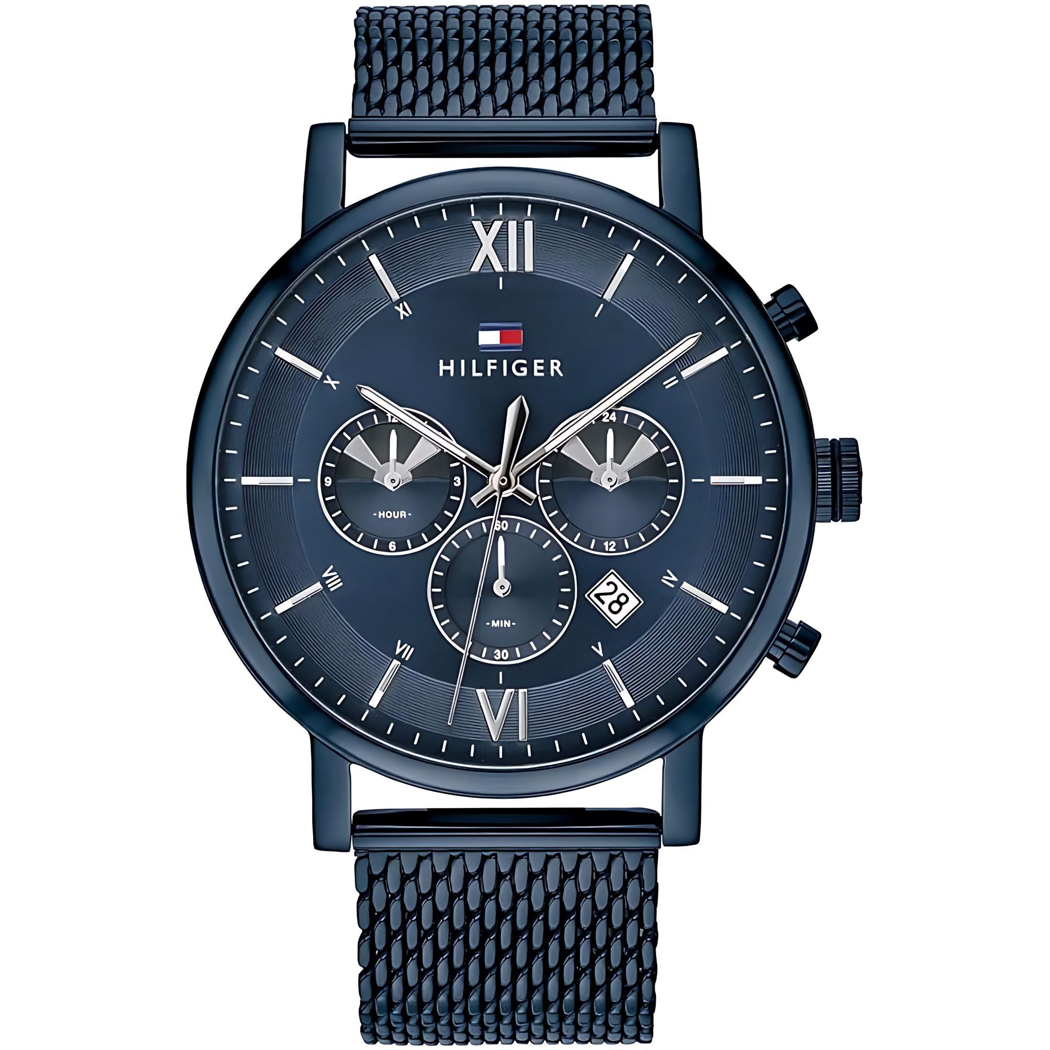Tommy Hilfiger Evan Armbanduhr blau Edelstahl