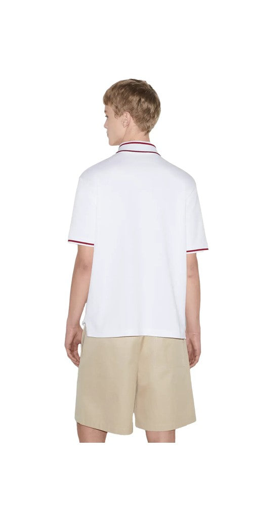 Gucci Polo Shirt aus Baumwolle Weiß Herren