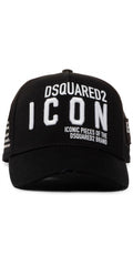 Dsquared2 Embroidered Baseball Cap Schwarz Unisex