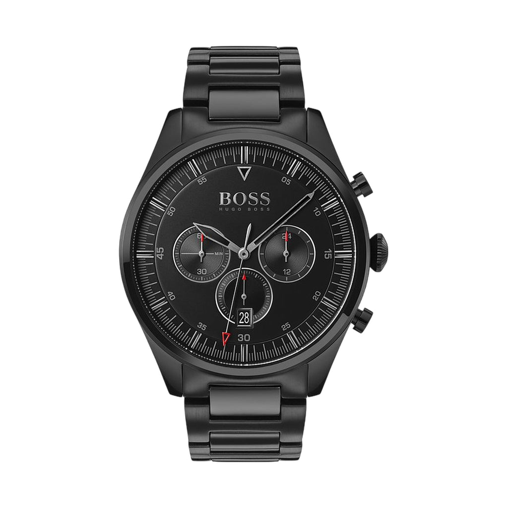 Boss Pioneer Herren Chronograph Schwarz Edelstahl HB1513714