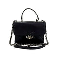 CHANEL CC Box Flap A98646 Medium Caviar-Kalbsleder Schwarz