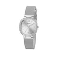 Guess Tapestry Damen Quarz Armbanduhr Silber Edelstahl GW0354L1