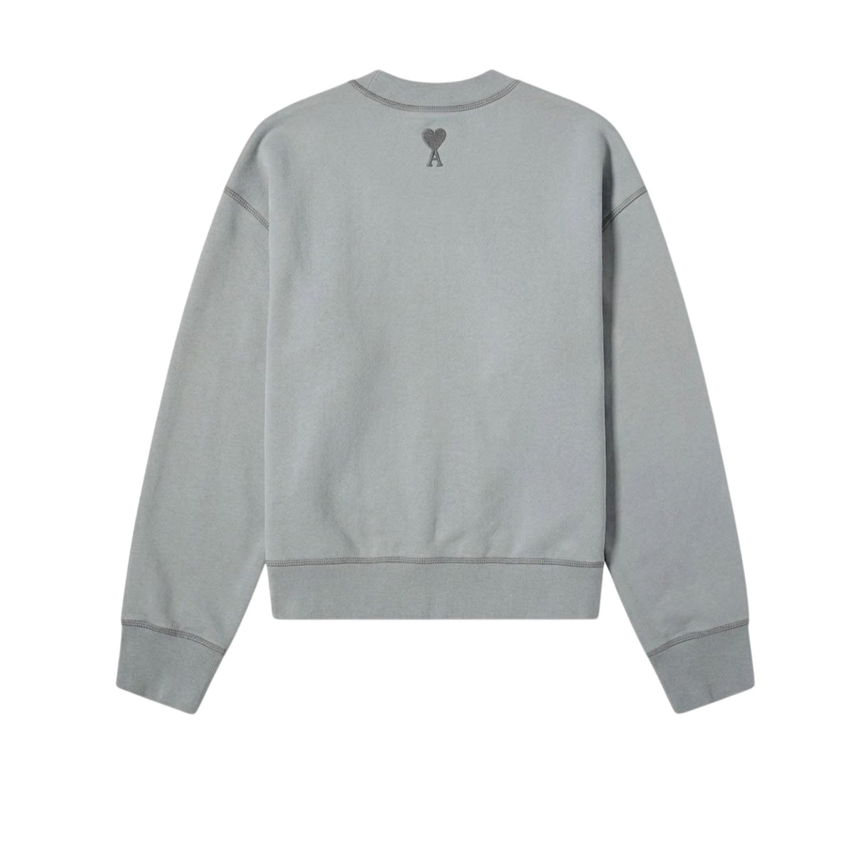 Ami Paris Ami de Coeur Fade Out Pullover Grau Herren