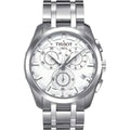 Tissot Couturier Herrenuhr Chronograph silber Edelstahl