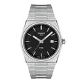 Tissot PRX 40mm Herrenuhr silber schwarz Edelstahl