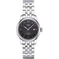 Tissot Le Locle Automatic Lady  Damenuhr silber schwarz Edelstahl
