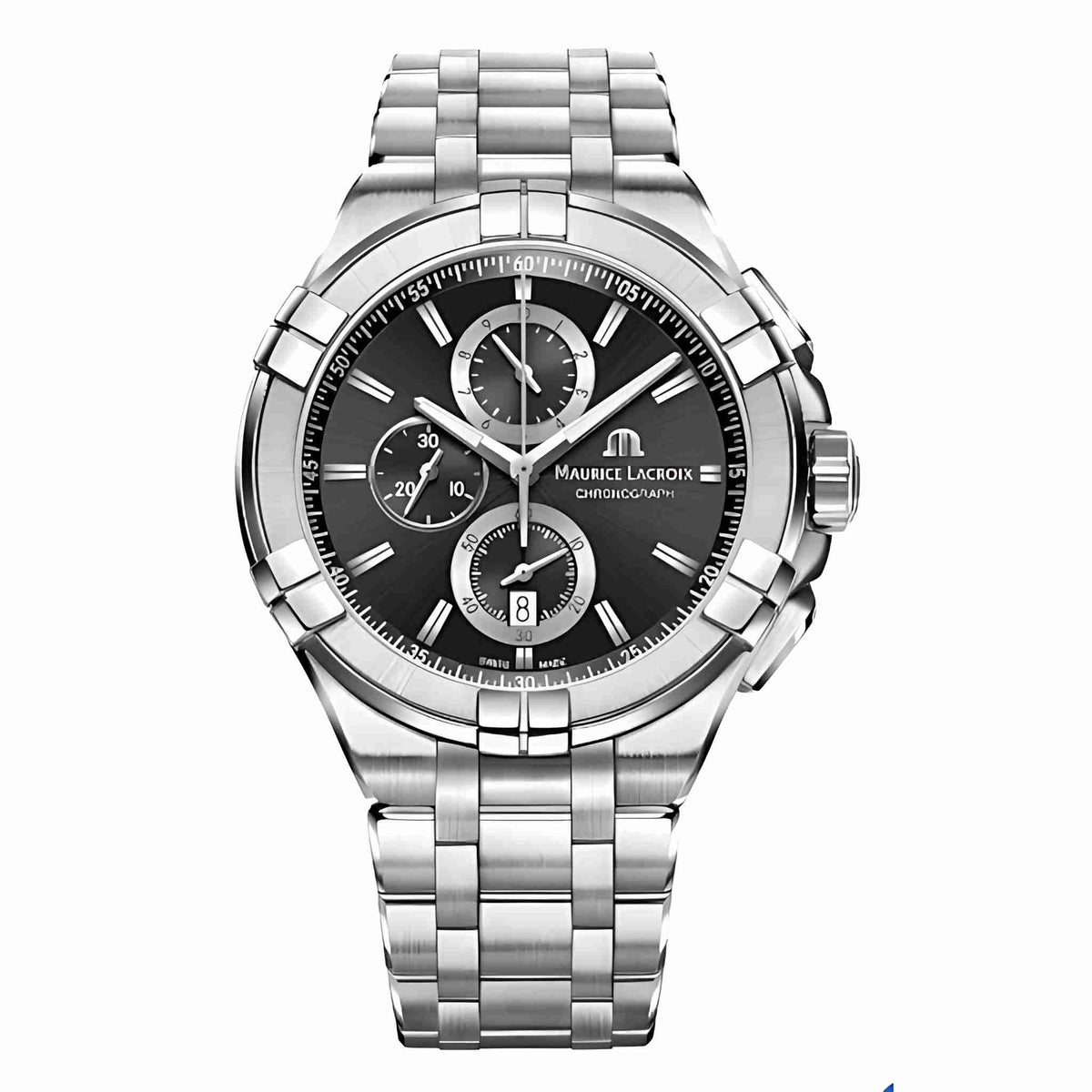 Maurice Lacroix AIKON Chronograph 44 mm Schwarz Edelstahl AI1018-SS002-330-1