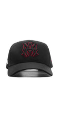 AMIRI | STARS MA CANVAS HAT – BLACK/RED