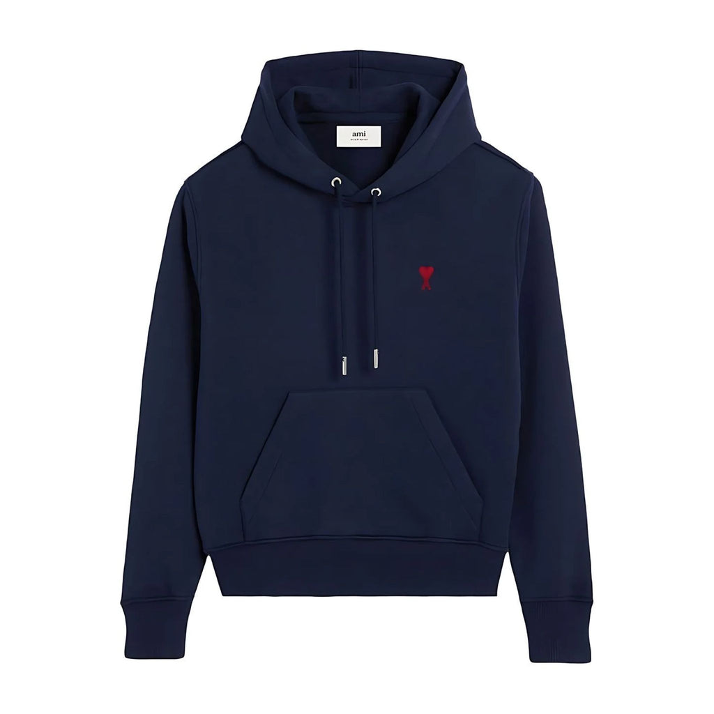 Ami Sweatshirt Herren dunkelblau mit Kapuze