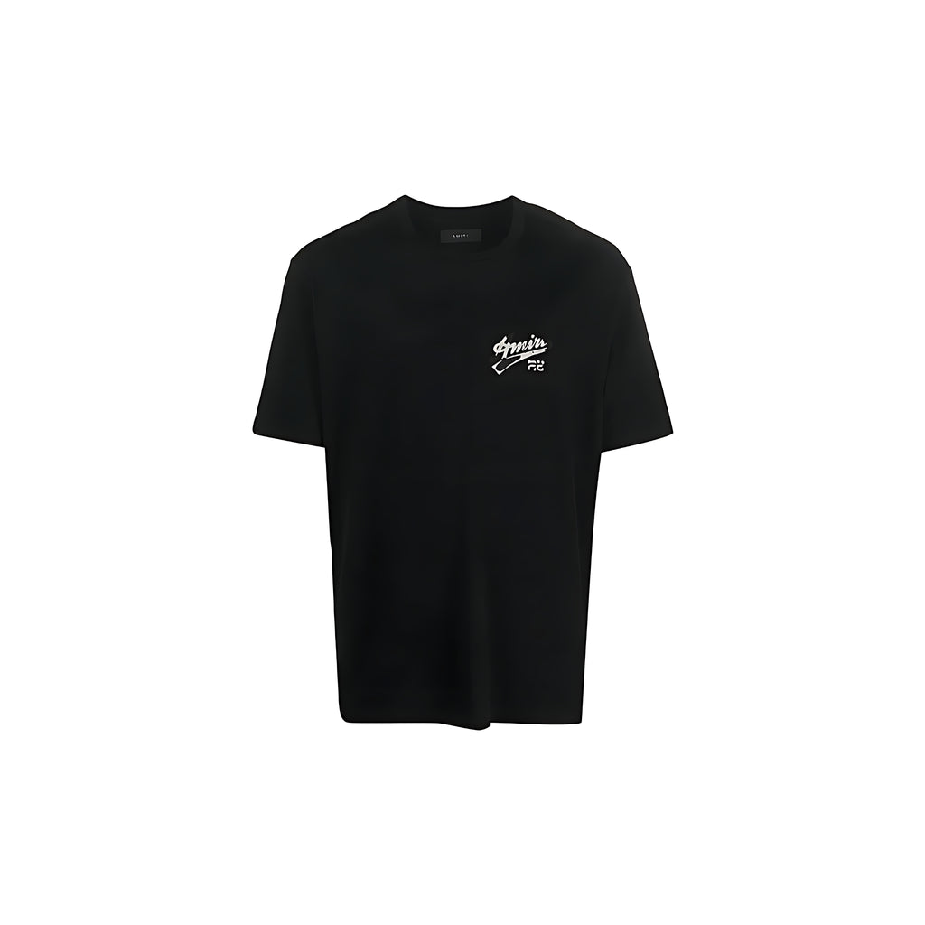 Amiri 22 Logo Print T-Shirt Schwarz Herren