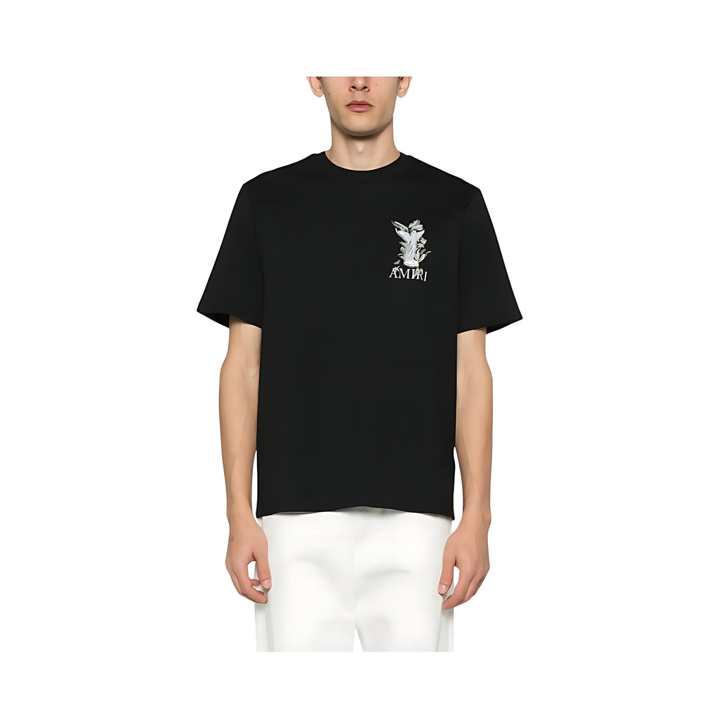Amiri Garden-Print T-Shirt Herren schwarz