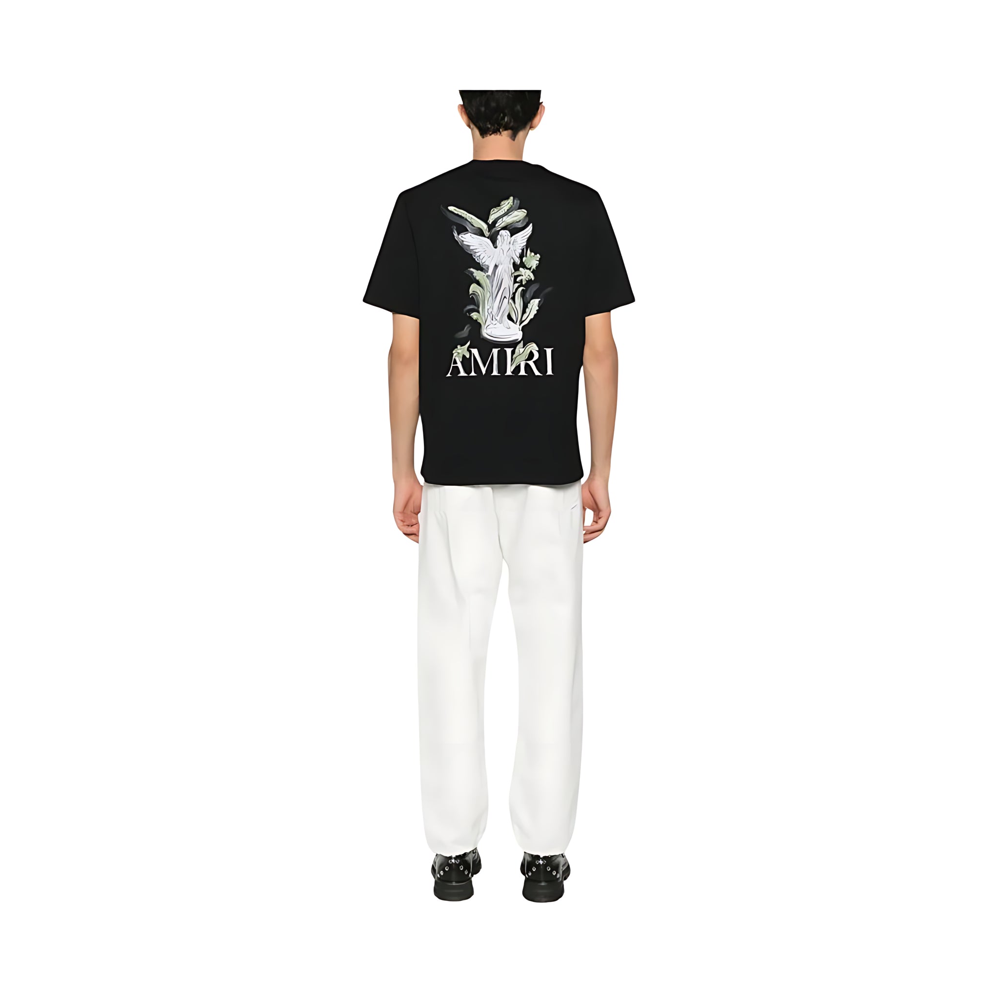 Amiri Garden-Print T-Shirt Herren schwarz