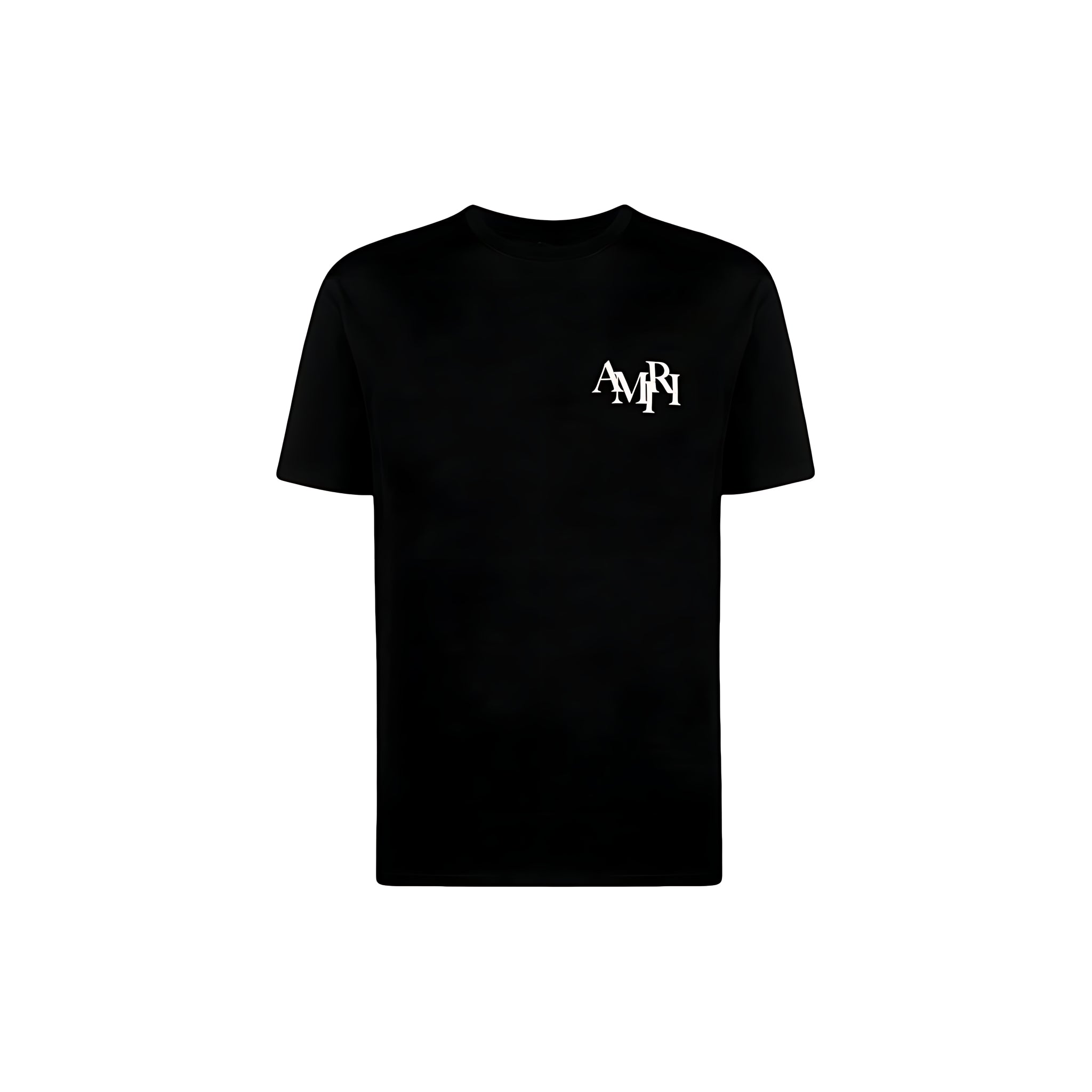 Amiri Logo Print T-Shirt Schwarz Herren